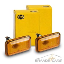 HELLA 2x BLINKLEUCHTE SEITENBLINKER GELB FÜR VW GOLF 1 2 JETTA 2 PASSAT B2 POLO