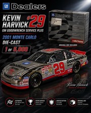 Kevin Harvick 29 GM Goodwrench White Gold 1:24 Action 2001 Monte Carlo