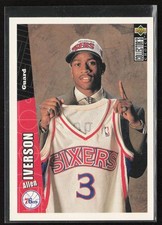 Allen Iverson Rookie 1996-97 Collector's Choice #301 Philadelphia 76ers