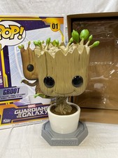 Funko POP! Marvel Guardians of the Galaxy Groot Supersized 18'' #1 DAMAGED BOX