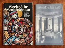 Seeing The Smithsonian & National Gallery Of Art Museum Books, vintage