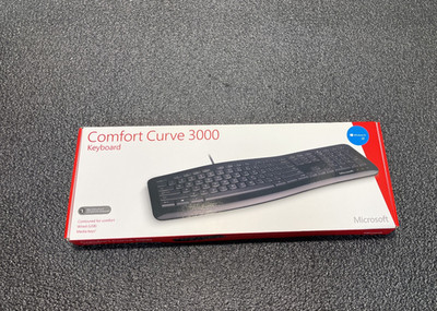 Microsoft Comfort Curve 3000 1482 3TJ-00001 USB Keyboard BRAND NEW