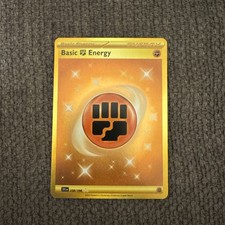 Basic Fighting Energy GOLD SECRET RARE 258/198 Scarlet & Violet Pokemon TCG