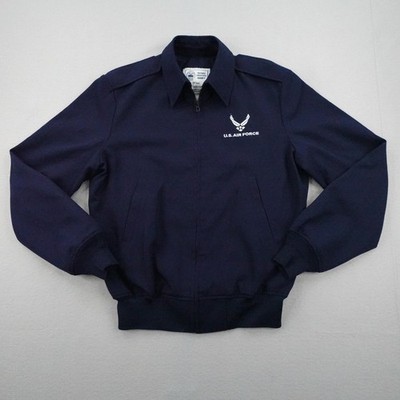 US Air Force Jacket 40L Blue Wings Collection Lightweight Removable Liner USAF