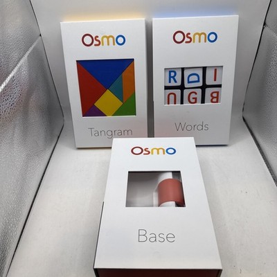 Osmo Learn To Code Bundle Lot Base, Words, Tangram Coding Genius Kit