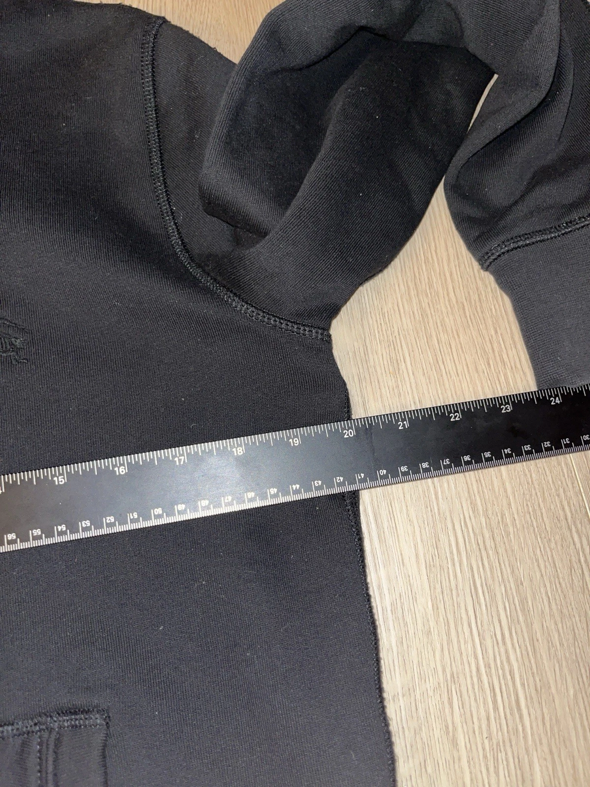 Burberry Felpa con Cappuccio e Zip Nera Foderata a Quadri Uomo M