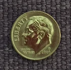 2006 D Roosevelt dime, very nice, actual nice coin in picture, free S/H