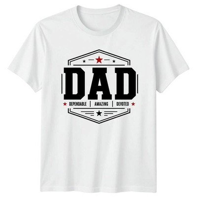 Papa Dependable Amazing Devoted Herren T-Shirt Papa Wertschätzung Vatertag