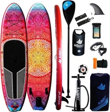 10.6' SUP Inflatable Stand-Up Paddle Board Aluminum Paddle And Accessories