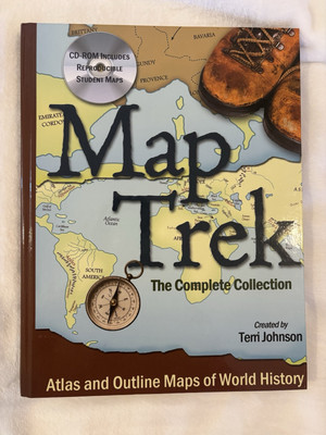 Map Trek The Complete Collection Hardcover by Terri Johnson with CD-ROM
