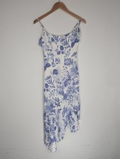 REFORMATION Liana Asymmetric Ruffled Floral-print Georgette Dress Size 6