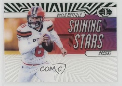 2019 Panini Illusions Shining Stars Green 48/149 Baker Mayfield #16 rh9