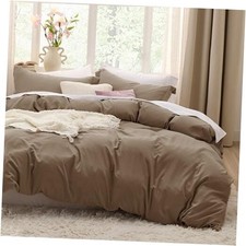 Bedsure Brown California California King 104" X 98" 02 - Brown No Comforter