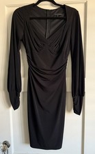 David Meister LBD ruched sweetheart neckline size 4 Gorgeous