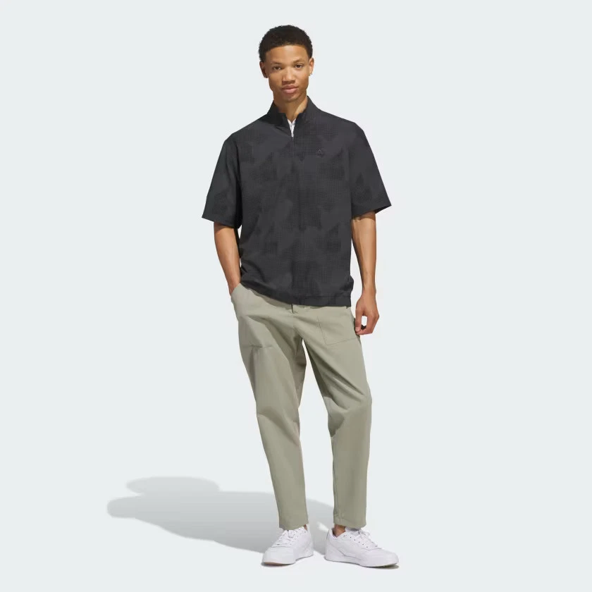 adidas men Go-to DWR Short Sleeve Half-Zip Pullover - Image 4 of 4