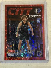 2023-24 NBA HOOPS PremiumStock City Edition Dereck Lively #2 Red Disco Prizm /99