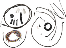 LA Choppers Complete Bar Swap Cable & Brake Line Kit LA-8011KT2-19M Made in USA
