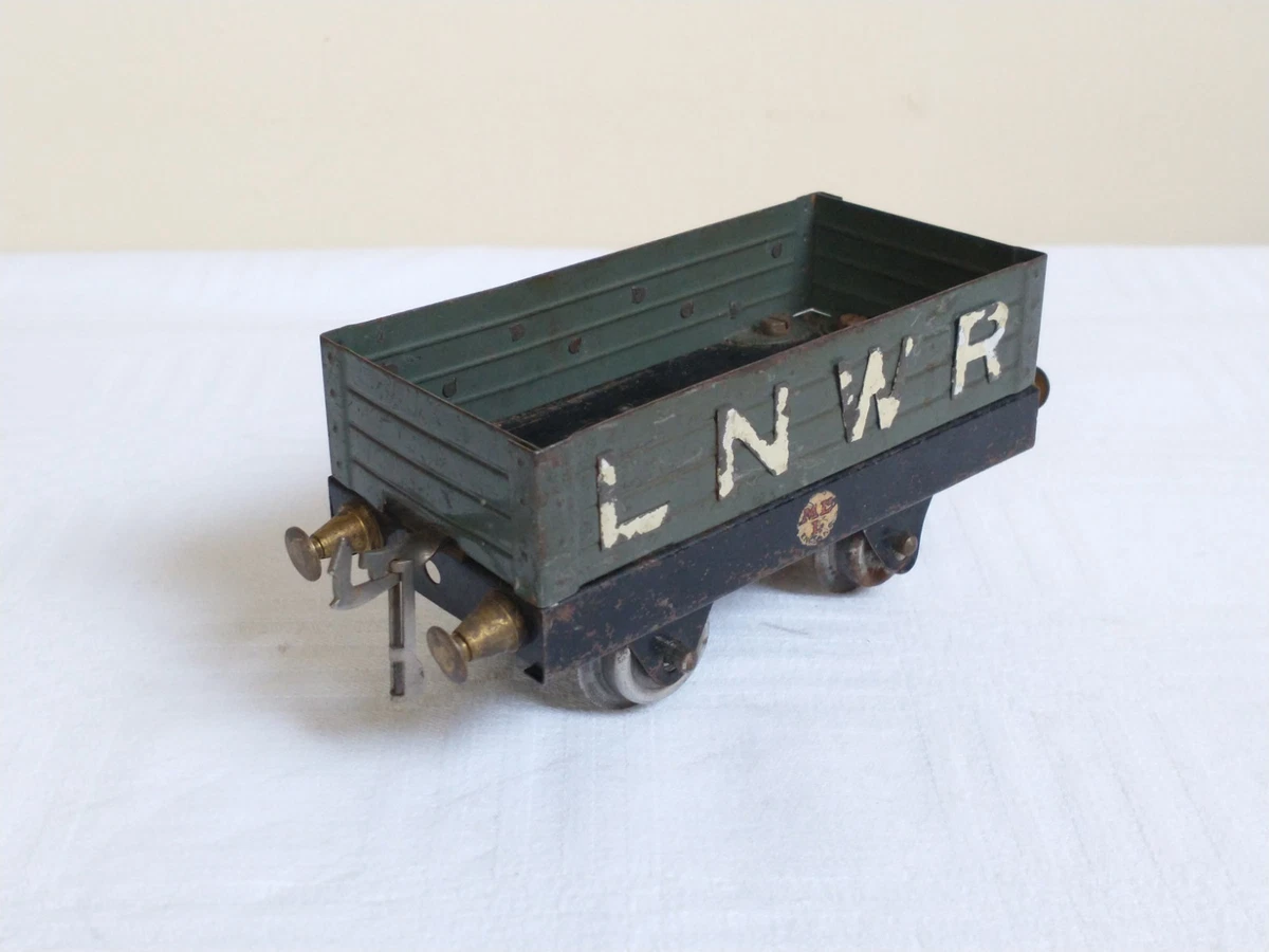 HORNBY O WAGON BRITISH RAILWAYS FURNITURE BON ÉTAT TÔLE ET BOIS 15 cm