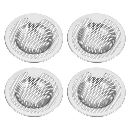 4pcs Drain Hair Catcher Sink Strainer Kitchen Waste Drain Stopper Filter