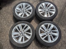 4x MK1 VAUXHALL INSIGNIA A 5-STUD 18" 8J ET42 AACU ALLOY WHEELS TYRES 245/45/18