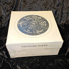 ZGallerie Decision Maker Acrylic Desktop Spinning Top, Age 8-11 Years