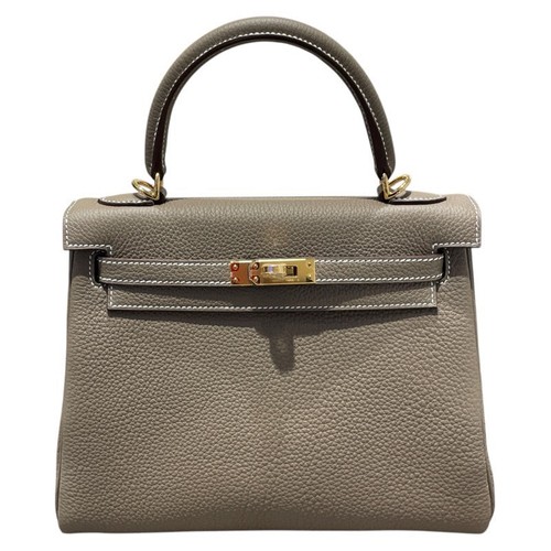 HERMES Kelly 25 Shoulder Bag W Stamp #OKB152
