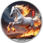 2026 Fire Horse American Eagle Edition 1oz 999 Silver BU Mintage 2026