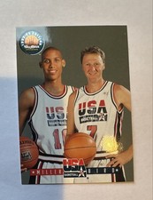 1993-94 Skybox Premium - USA Basketball Tip-Off Larry Bird, Reggie Miller #11