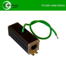 Tycon Power TP-ESP-1000-POE24  Gigabit PoE Lightning and Surge Protection, 40V
