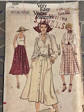 Vintage Midi Skirt 70s/80s