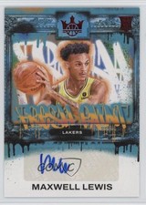 2023-24 Panini Court Kings Fresh Paint Ruby /99 Maxwell Lewis #FP-MLL Auto s5j