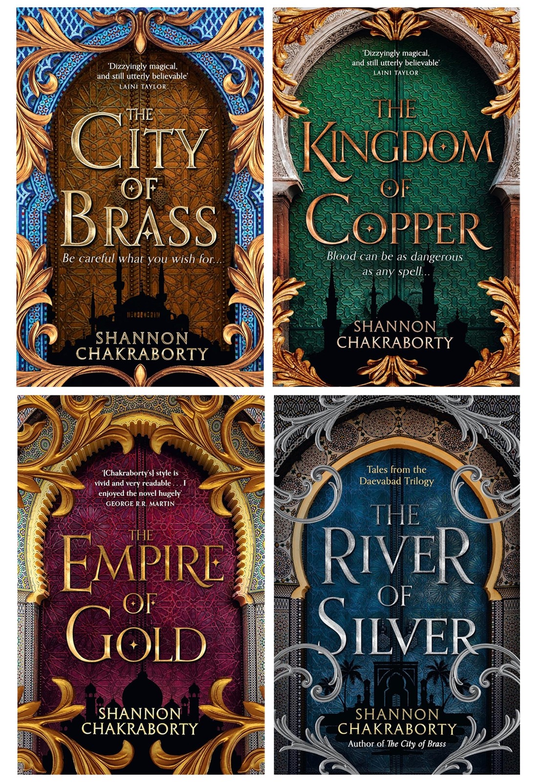 The Daevabad Trilogy Collection 4 Books Set By S. A. Chakraborty - Ages 13+ - PB