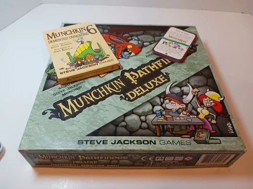 Steve Jackson Munchkin Pathfinder Deluxe Board Game 2015 + Bonuses!