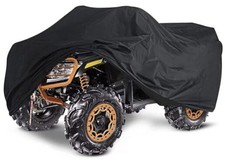 ATV Cover Waterproof Heavy Duty All Weather, XXXL-  100 x 43 x 48 Inch Black