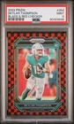 2022 Panini Prizm Football Black and Red Checker Skylar Thompson #354 PSA 9