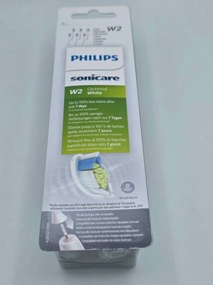 6 x Philips Sonicare W2 Optimal White Ersatzbürstenköpfe BrushSync HX6066