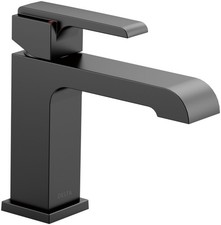 Delta 567LF-MPU Ara 1.2 GPM 1 Hole Bathroom Faucet - Black