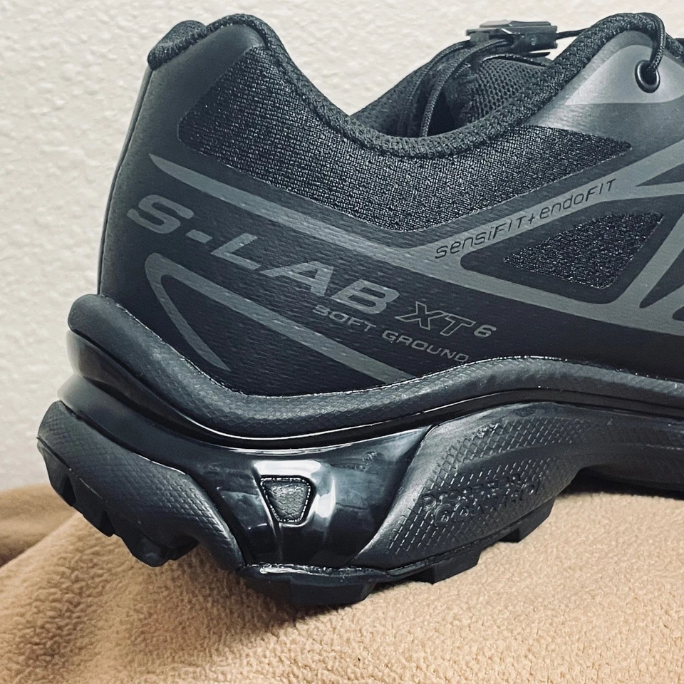 Salomon S-Lab XT-6 Tierra Suave Triple Negro Hombres Talla 11 410866 Zapatos de Trail Nuevos sin Caja Foto 2 de 4