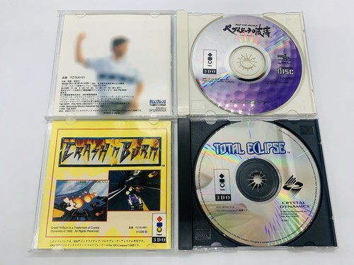 3DO Game Lot x4: Wacky Races, Total Eclipse, Pyramid Intrigue, Pebble Beach Jp - Picture 21 of 24