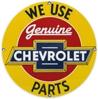 VINTAGE CHEVROLET PORCELAIN SIGN GENERAL MOTORS DEALERSHIP GAS OIL FORD MOPAR