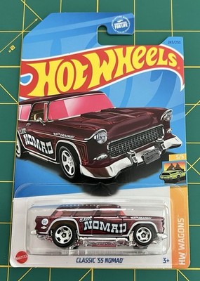 2023 HOT WHEELS CLASSIC  55 CHEVY NOMAD HW WAGONS 5/5 BURGUNDY