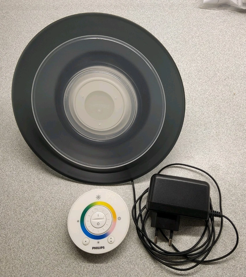 Philips Living Colors Aura in Schwarz mit Fernbedienung, LED Lampe - Bild 2 von 4