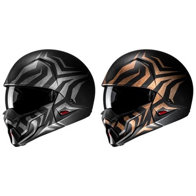 HJC Motorcycle Helmet I20 Thorn Jet Helmet With Sun Visor Removable Chin Piece