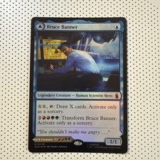 Magic The Gathering Incredible Hulk Bruce Banner Mythic Foil 0049