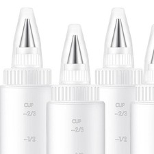 Icing Bottles Needle Tip Squeeze Bottle Transparent Dispensing Bottle For Baking