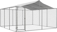15x15 FT Heavy Duty Dog Kennel Pet Metal Playpen Large Animal Cage Outdoor