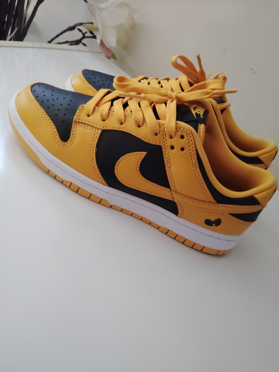 Custom Nike Dunk Low Wu-Tang Clan Colorblock Yellow Black White
