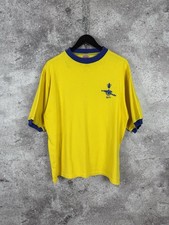 1950 Arsenal London Toffs Retro 90s Vintage Soccer T- Shirt Yellow Mens Size L 
