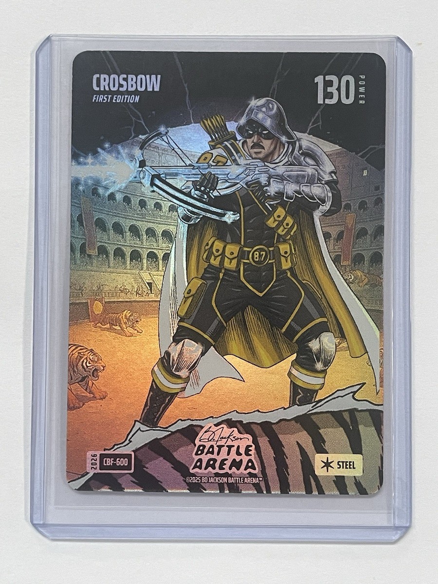 2026 Bo Jackson Battle Arena Crossbow Sidney Crosby Colosseum Case Hit #CBF-600