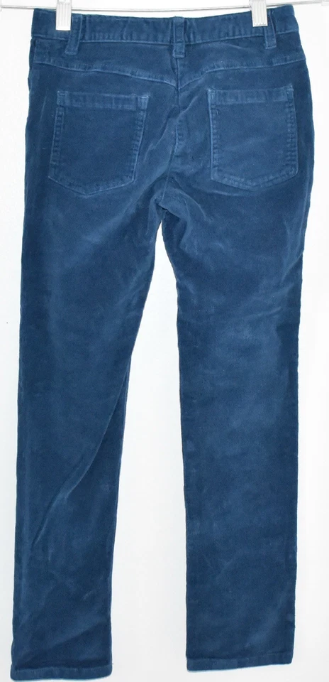 Calça de cintura ajustável Hanna Andersson feminina veludo azul tamanho (140/10) - Imagem 2 de 4